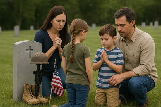 Memorial Day and American flag
